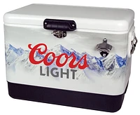 Coors Light 54-Quart Ice Chest Cooler with Bottle Opener, 51L