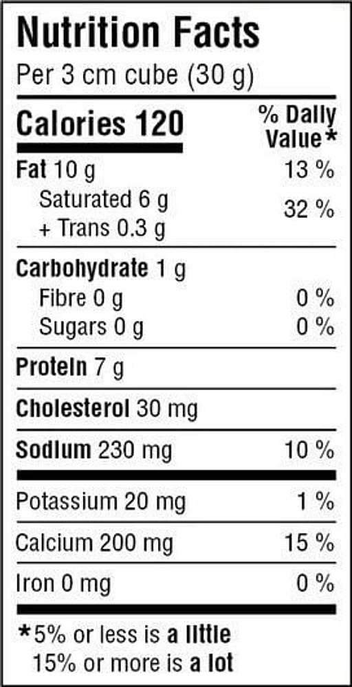 Great Value Medium Cheddar Cheese, 400 g