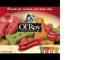 Biscuits moyen assortis, 4 saveurs 14 livres
