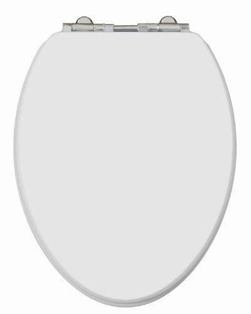 TopSeat TinyHiney Elongated Child and Adult 2 in 1. Gentle Lid Closure Chrome Hinge Toilet Seat