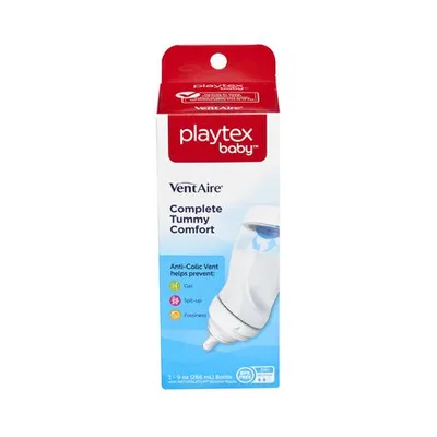 Playtex Baby Bpa-Free Ventaire Baby Bottles Clear 9Oz