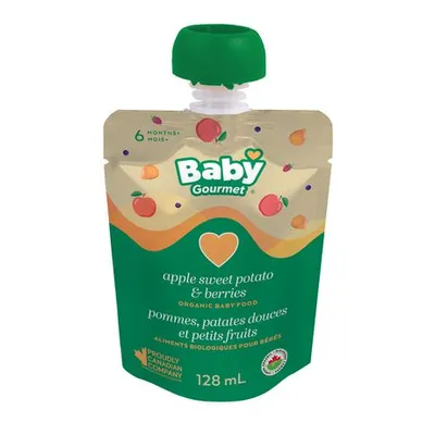 Baby Gourmet Foods Inc Baby Gourmet Apple Sweet Potato & Berries Organic Baby Food Puree