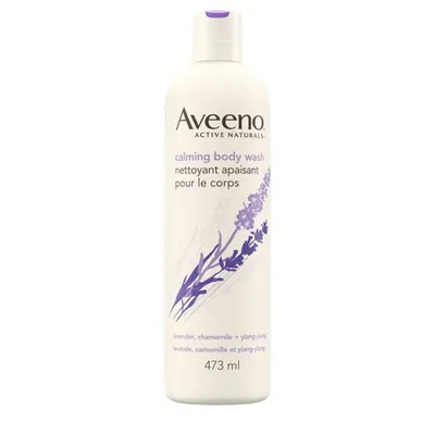 Aveeno Calming Body Wash With Lavender, Chamomile + Ylang-Ylang