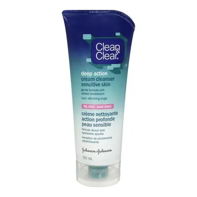 Clean & Clear Deep Action Cream Cleanser For Sensitive Skin #1