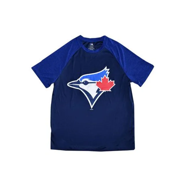 MLB Toronto Blue Jays Platinum Collection Long Sleeve Tri-Blend T-Shirt -  Black