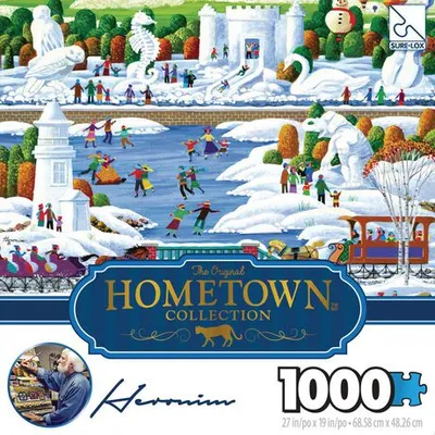 Sure-Lox 1000 Piece Hometown Puzzle Multi