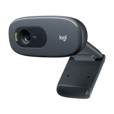 Logitech C270 Black Hd Webcam, (960-000694) Black