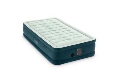 Intex 15In Twin Dura-Beam Dream Lux Pillowtop Airbed With Internal Pump Green Twin