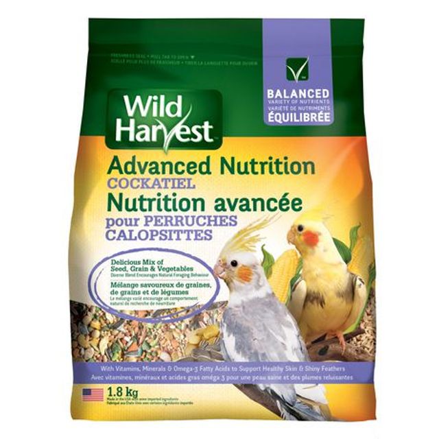 wild harvest molting and conditioning supplement for parakeets