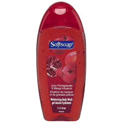 Softsoap Moisturizing Body Wash, Juicy Pomegranate & Mango Infusions