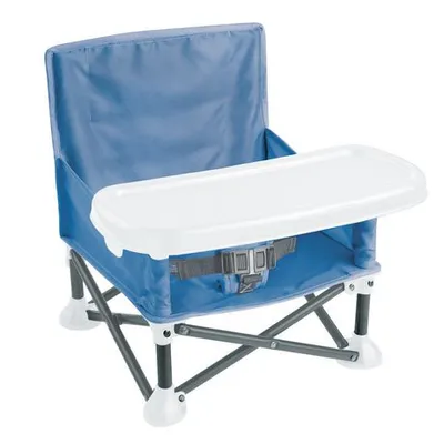 Summer Infant Pop'n Sit Portable Booster Dusty Blue