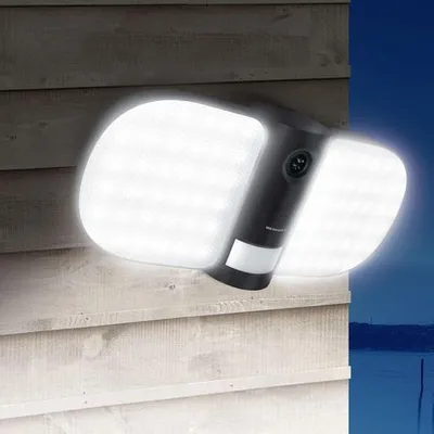 merkury smart wifi floodlight security camera