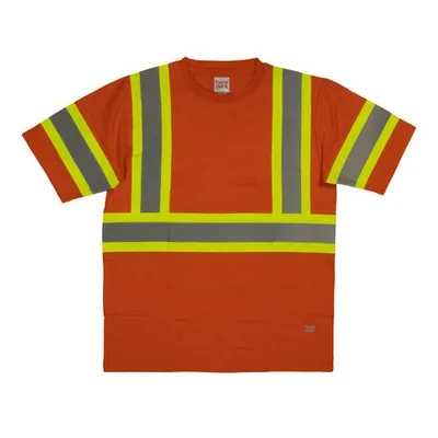 Tough Duck Short Sleeve Safety T-Shirt Orange Xs