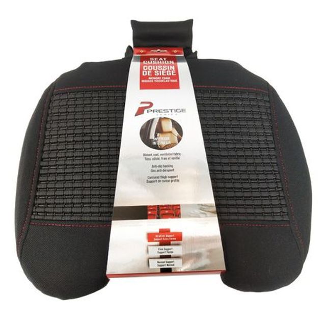 Heatech Velour Heated Memory Foam Lumbar Back Cushion