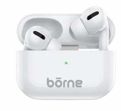 Borne True Wireless Pro Stereo Earbuds White #