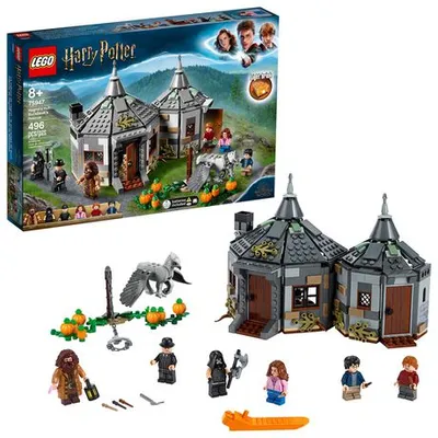 Lego Harry Potter And The Prisoner Of Azkaban Hagrid S Hut: Buckbeak S Rescue 75947 Toy Building Kit (496 Piece) Multi