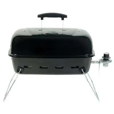Expert Grill 17.5 10,000 Btu Portable Table Top Gas Grill, Black, Gbt2014w-C Black