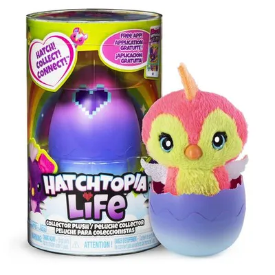 Hatchimals Hatchtopia Life, 2-Inch Tall Plush Hatchimals With Interactive Game, For Ages 5 And Up (Styles May Vary) Multi
