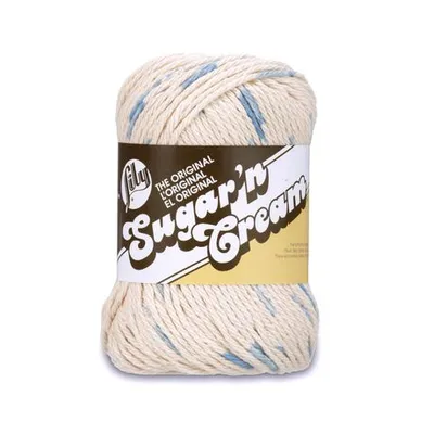 Lily Sugar'n Cream The Original Yarn, Grape, 2.5oz(71g), Medium, Cotton 