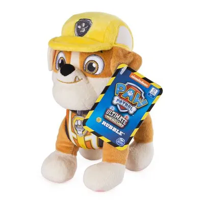 Paw Patrol, 8 Inch Ultimate Rescue Construction Rubble Plush, For Ages 3 And Up
