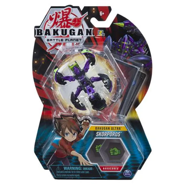 Bakugan, Dragonoid, 2-Inch Tall Geogan Rising Collectible Action Figure And  Trading Card Multi