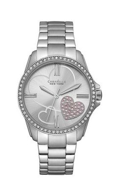 Caravelle Ladies Silver-Tone Quartz Watch Silver Standard