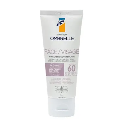 Garnier Ombrelle Face Ultra-Light Cream - Spf 60, 75 Ml 0