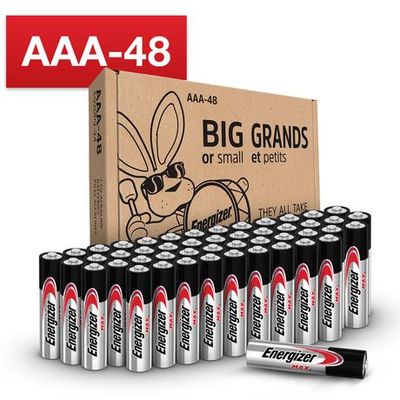Energizer Max Alkaline Aaa Batteries, 48 Pack