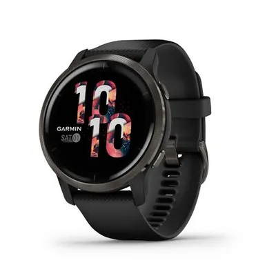 Garmin Venu 2 Gps Smartwatch - Black Black One Size Fits All