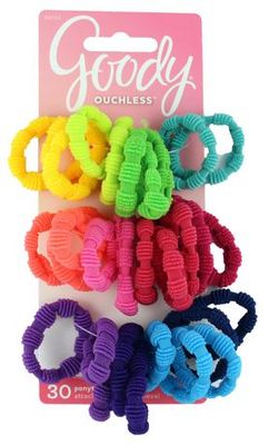 Goody Ouchless Ponytailers - Assorted Assorted