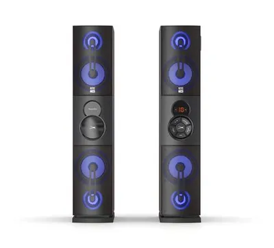 Altec Lansing Power Duo Tower Speaker Set Black