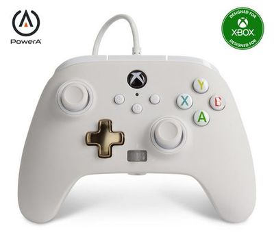 Powera Enhanced Wired Controller For Xbox Mist Grey Grey