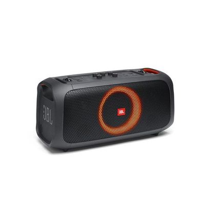 Jbl Partybox On-The-Go - Portable Party Speaker With Built-In Lights And Wireless Mic Black