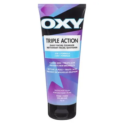 Oxy Triple Action Daily Facial Cleanser