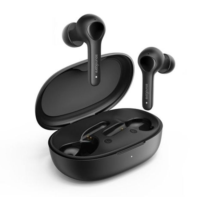 blackweb In-Ear True Wireless Active Noise Cancelling and Ambient Sound  Earphones (Black) 