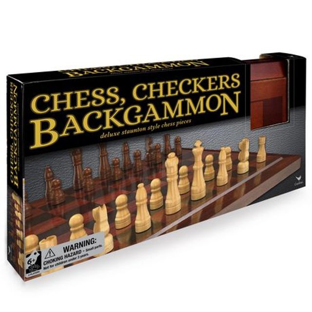 Cardinal Premium Wood Chess Board, Age 6+