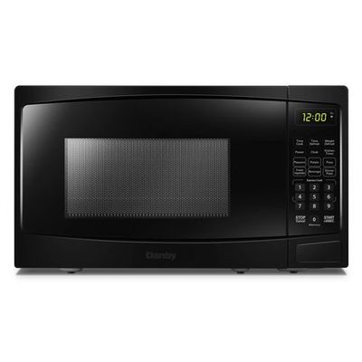 Danby Dbmw1120bbb 1.1 Cu.Ft Countertop Microwave Oven In Black Black