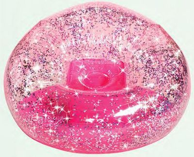 Danawares Corp Glitter Confetti Chair Pink