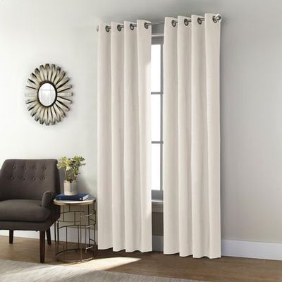 Liama 100% Total Blackout Grommet Curtain Panel Pair By Thermaplus
