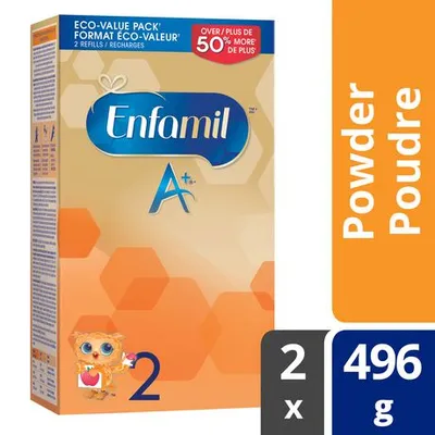 Enfamil A+ 2 Baby Formula, Powder Refill