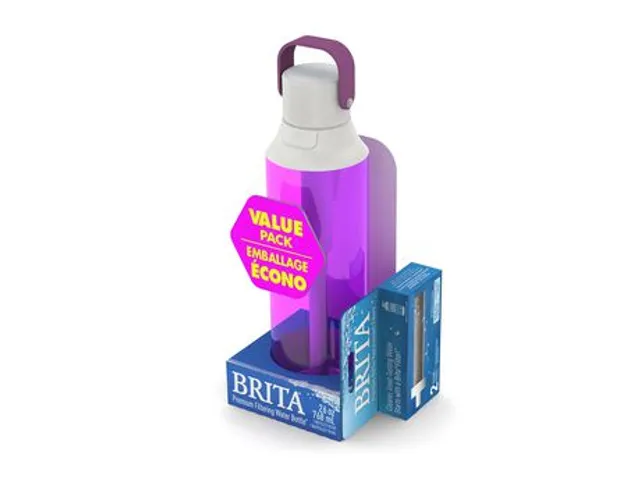 Brita 2 Bouteilles d'eau + 2 filtres 768ml
