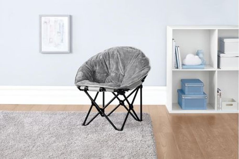 Mainstays Kids Kids Moon Chair Grey