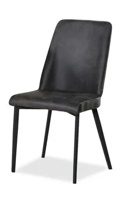 Topline Home Furnishings Grey Padded Side Chairs Grey