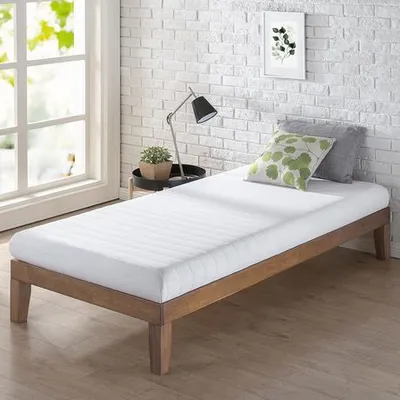 Spa Sensations 5 Inch Quilted Memory Foam Mattress With Medium Firm Support White Queen