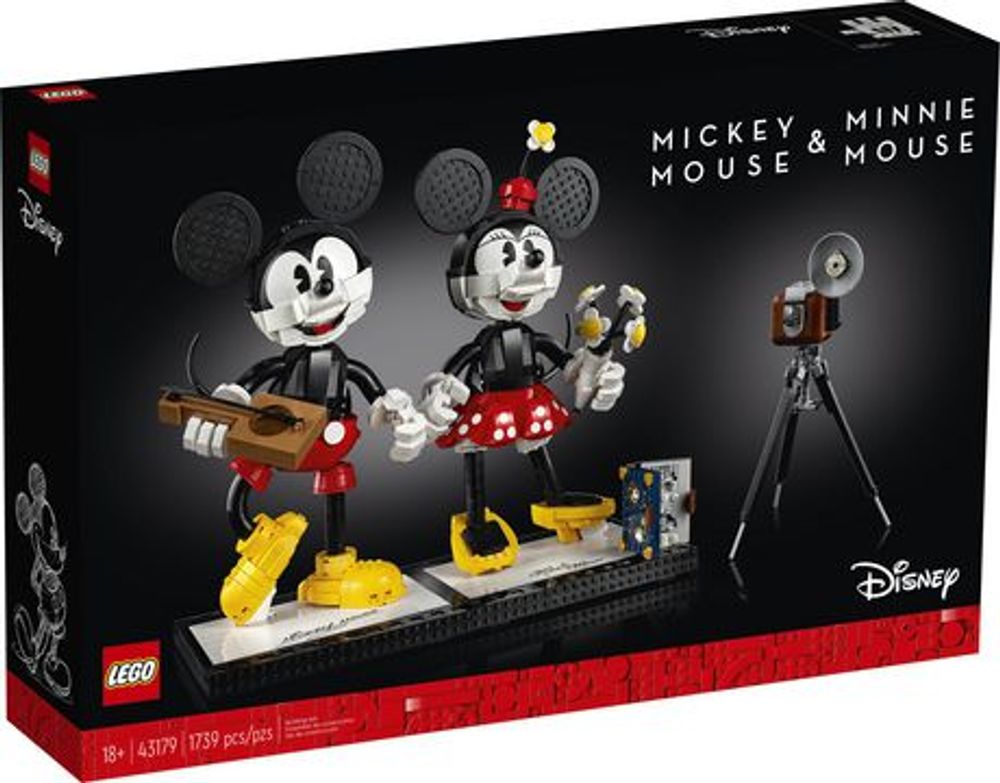 Lego Disney Mickey Mouse & Minnie Mouse Buildable Characters (43179) Toy  Building Kit (1,739 Pieces) Multi | Metropolis at Metrotown