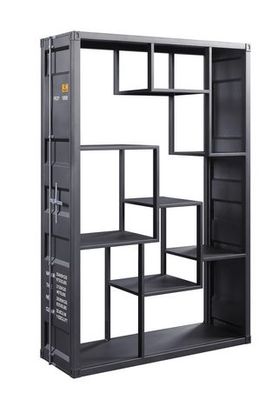 Acme Furniture Acme Cargo Shelf Rack / Book Shelf In Gunmetal Gunmetal