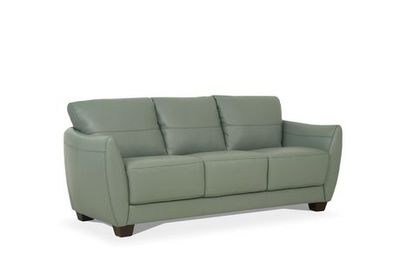 Acme Furniture Acme Valeria Sofa In Watery Leather Watery Leather