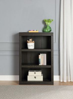 Hometrends 3 Shelf Bookcase Dark Oak Dark Oak