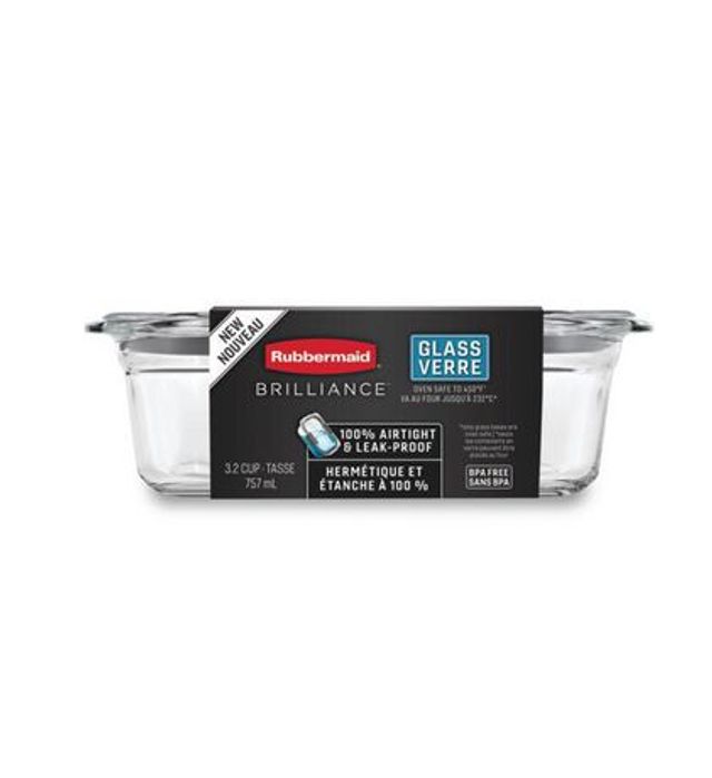 Rubbermaid Brilliance 3.2 cups Clear Food Storage Container 1 pk - Ace  Hardware