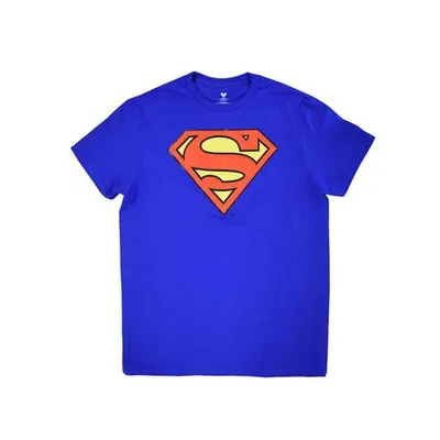 Men's Superman Logo Classic T-Shirt - Royal Blue - Medium